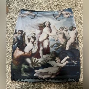 Roman mesh stretchy skirt size large very stretchy fits like M/L